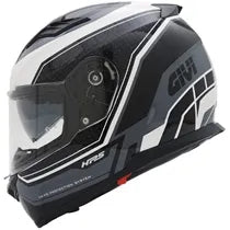 Capacete Givi 50.5 Soul Branco/Preto/Cinza (Viseira Solar)