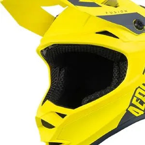 Capacete ASW Fusion Sawn - Amarelo Fluor/Cinza