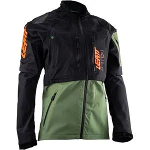 Jaqueta Leatt Moto 4.5 Hydradri Verde Cactus/Preto