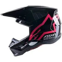 Capacete Alpinestars SM5 Compass - Preto/Rosa