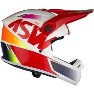 Capacete ASW Bridge - Branco/Vermelho