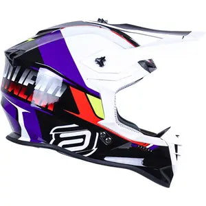 Capacete ASW R3 Evade - Preto/Roxo/Branco