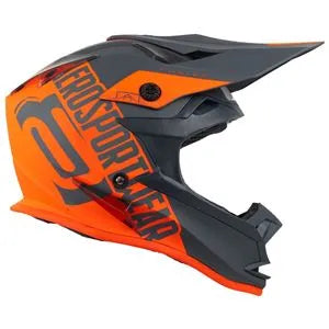 Capacete ASW Fusion Sawn - Laranja/Cinza