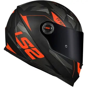 Capacete LS2 FF358 Tank - Preto/Laranja Camuflado Fosco