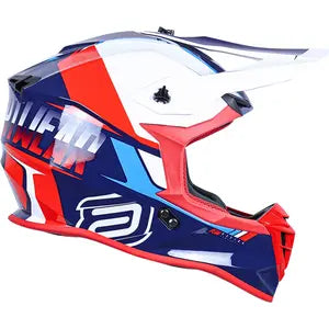 Capacete ASW R3 Evade - Azul/Vermelho/Branco