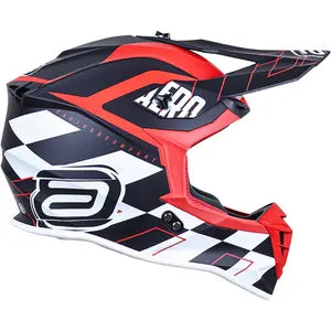 Capacete ASW R3 Victorius - Preto/Branco/Vermelho