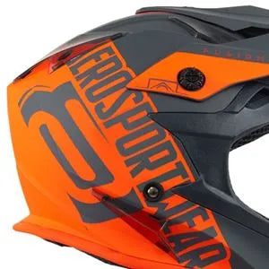 Capacete ASW Fusion Sawn - Laranja/Cinza