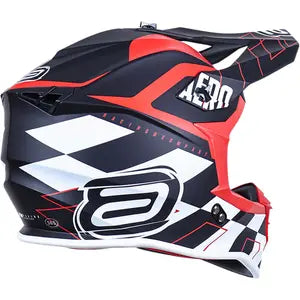 Capacete ASW R3 Victorius - Preto/Branco/Vermelho