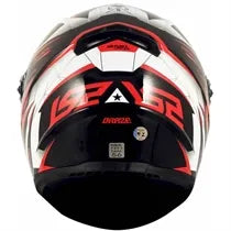 Capacete LS2 FF358 Draze Preto/Branco/Vermelho