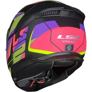 Capacete LS2 Stream 2 Road - Preto/Rosa Fosco