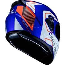 Capacete Race Tech Sector Exilio - Azul/Laranja Fosco