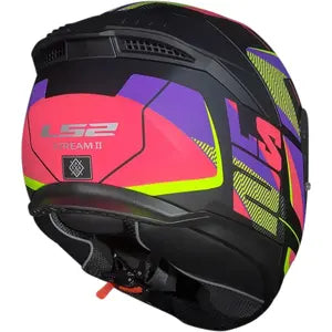 Capacete LS2 Stream 2 Road - Preto/Rosa Fosco